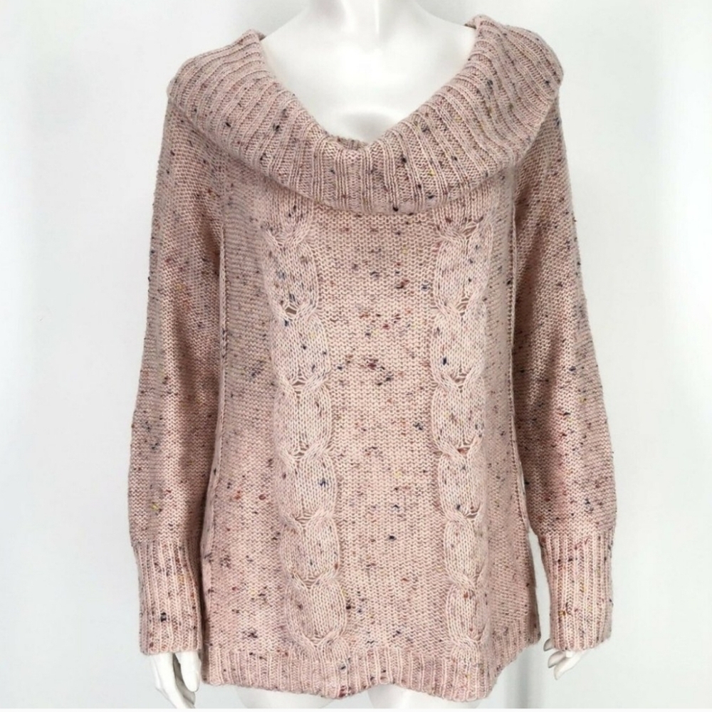 Soho New York Pink Confetti Sweater